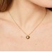18K GOLD PLATED "HEART" NECKLACE, INTENSITY