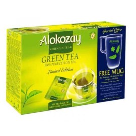 Alokozay Premium  Green Tea with Free Mug